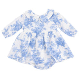 Long Sleeve Peter Pan Collar Bubble with Skirt - HoneyBug 