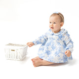 Long Sleeve Peter Pan Collar Bubble with Skirt - HoneyBug 