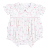 Dainty Buds and Bows - Classic Puff Sleeve Babydoll Bubble