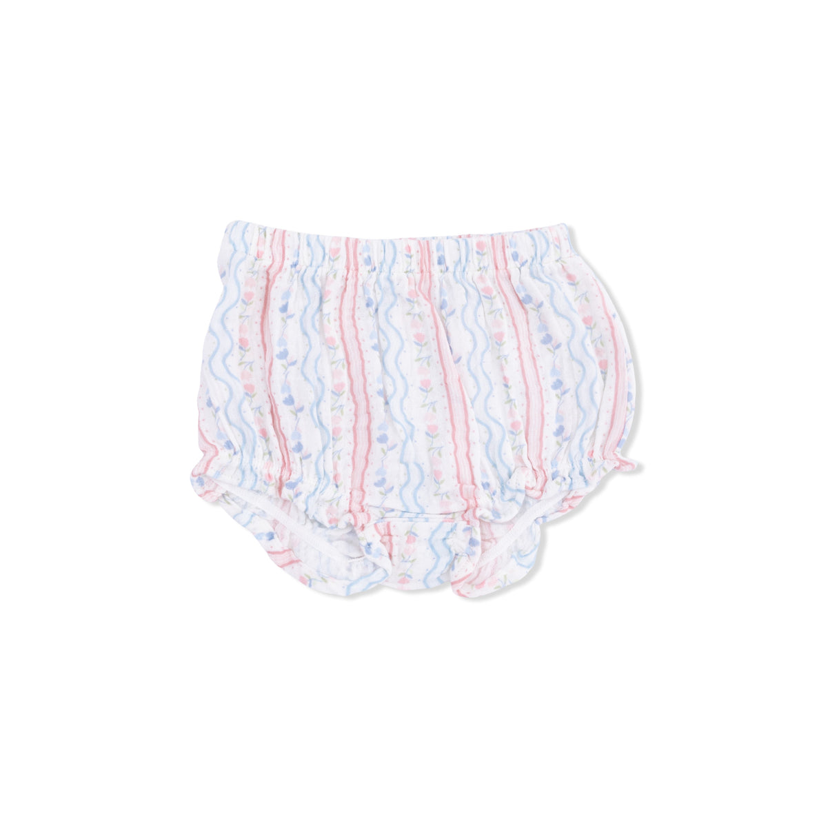 Tulip Stripe - Scallop Back Top with Bloomer & Headband