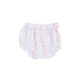 Tulip Stripe - Scallop Back Top with Bloomer & Headband