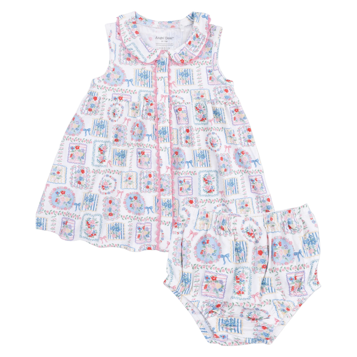 Julep's Floral Patchwork - Jill Dress Sleeveless with Bloomer