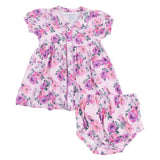 Rose Abundance - Betty Dress Puff Sleeve with Bloomer