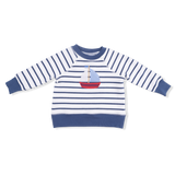 Bubbly Sailboat - Raglan Sweatshirt