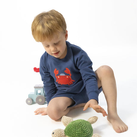 Sailor Sea Creatures Appliques - Raglan Sweatshirt