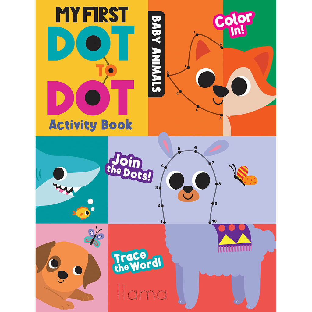 My First Dot To Dot Activity Book: Baby Animals - HoneyBug 