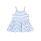Striped Golf - Peplum Tank with Wide Leg Pant