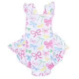 Sweet Bows - Ric Rac Ruffle Sunsuit