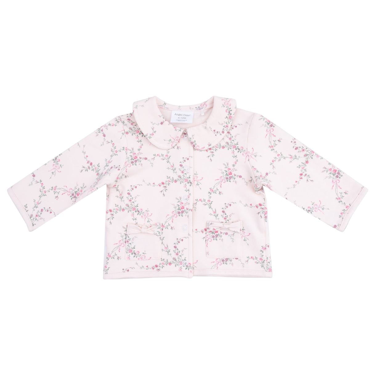 Tweed Style Jacket with Bow Pockets - HoneyBug 