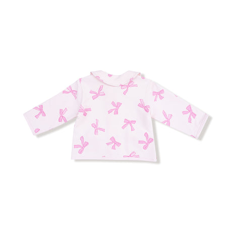 Tweed Style Jacket with Bow Pockets - HoneyBug 