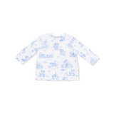 Puppy Toile Blue - Take Me Home Set with Convertible Pant