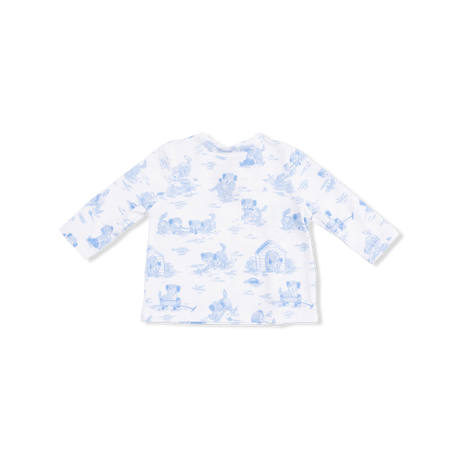 Puppy Toile Blue - Take Me Home Set with Convertible Pant