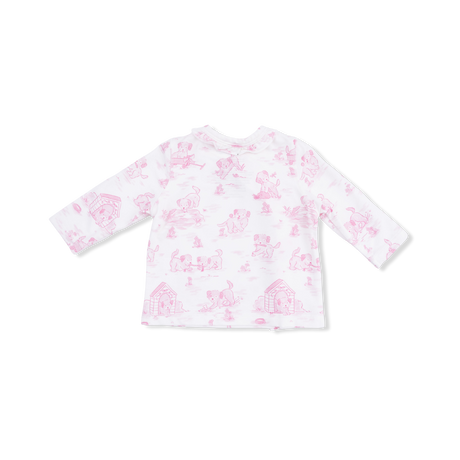 Puppy Toile Pink - Take Me Home Set with Convertible Pant