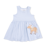 Cute Farm Animals Appliques - Tank Dress with Bloomer