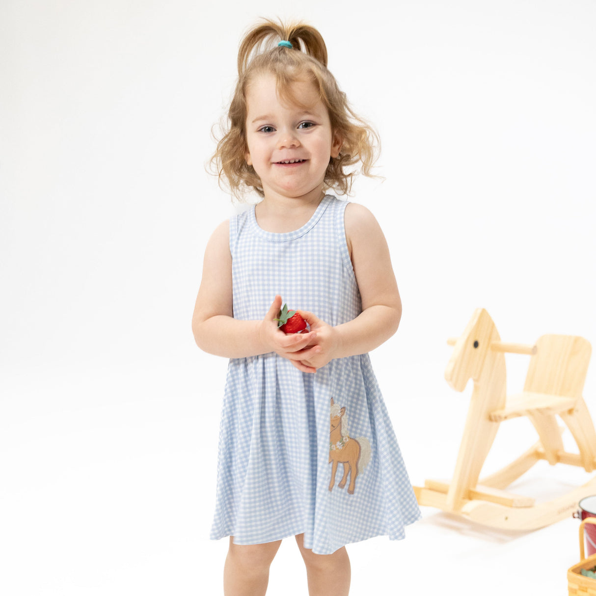 Cute Farm Animals Appliques - Tank Dress with Bloomer