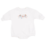 Sweatshirt Bubble with Howdy Silk Screen - HoneyBug 