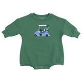 Green Golf Sweatshirt Bubble - HoneyBug 