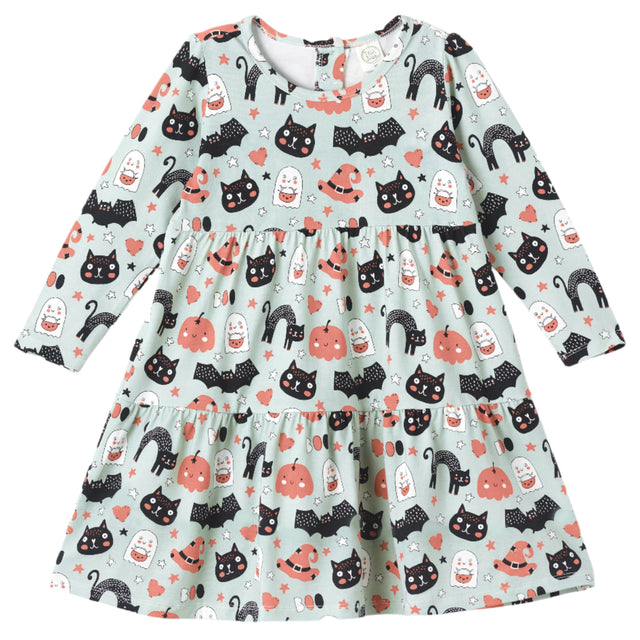 Halloween Pumpkin Pals - Bamboo Dress - HoneyBug 