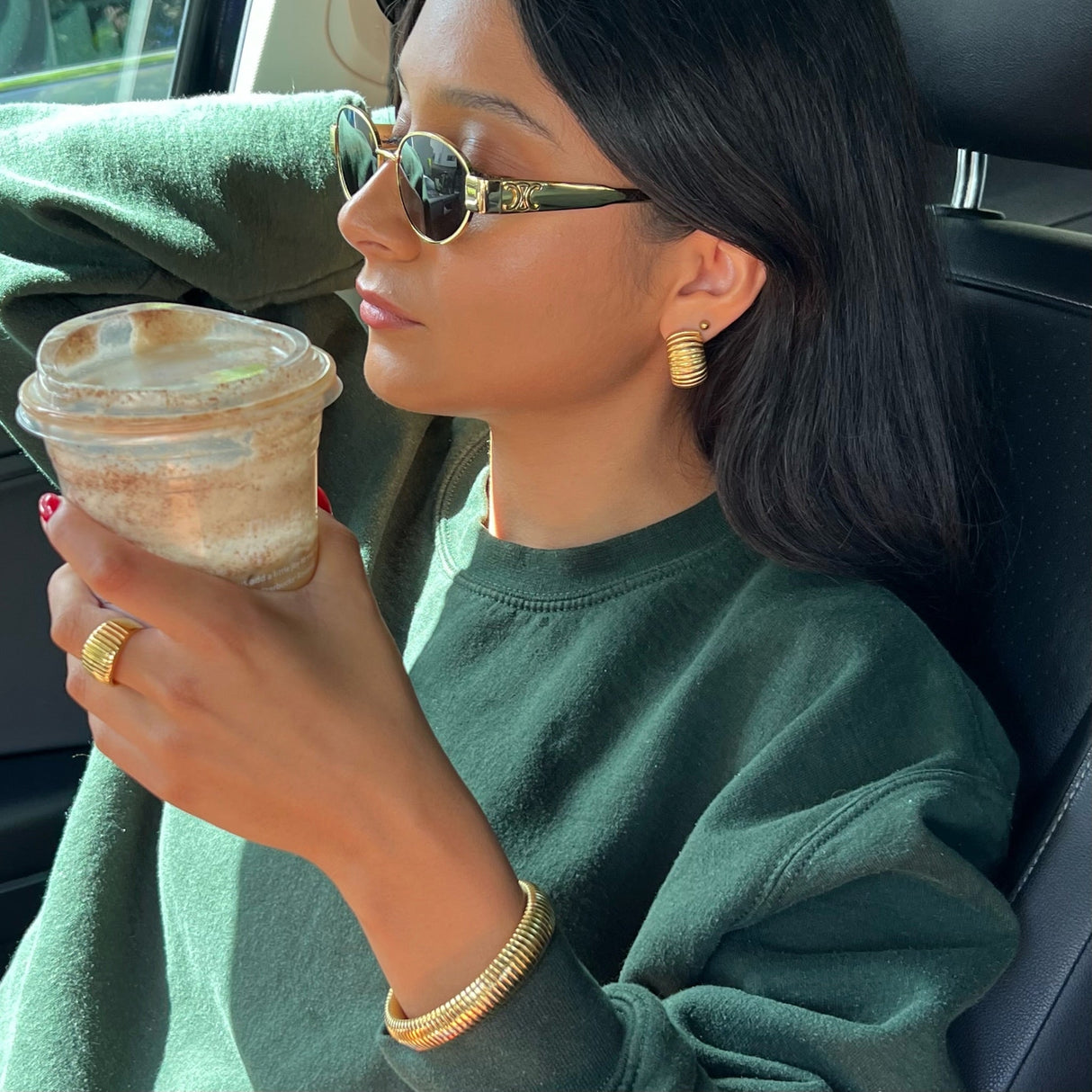 Sandra Coil Bangle Bracelet - HoneyBug 