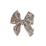 Sailor Bow Baby Girl Nylon Headband Bow Clips