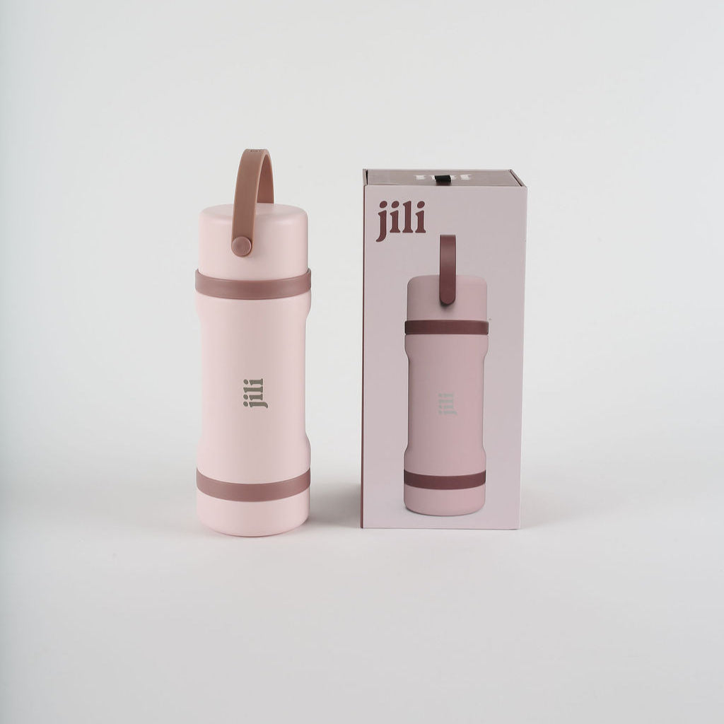 All-In-One Baby Bottle - Rose - HoneyBug 