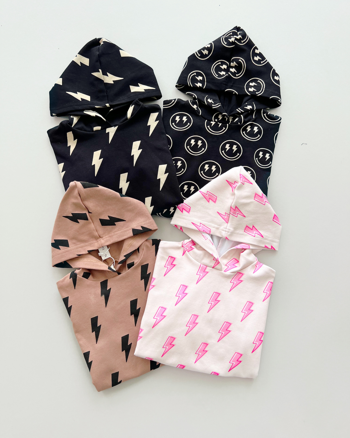 Hooded Bubble Romper  | Electric Smiley - HoneyBug 