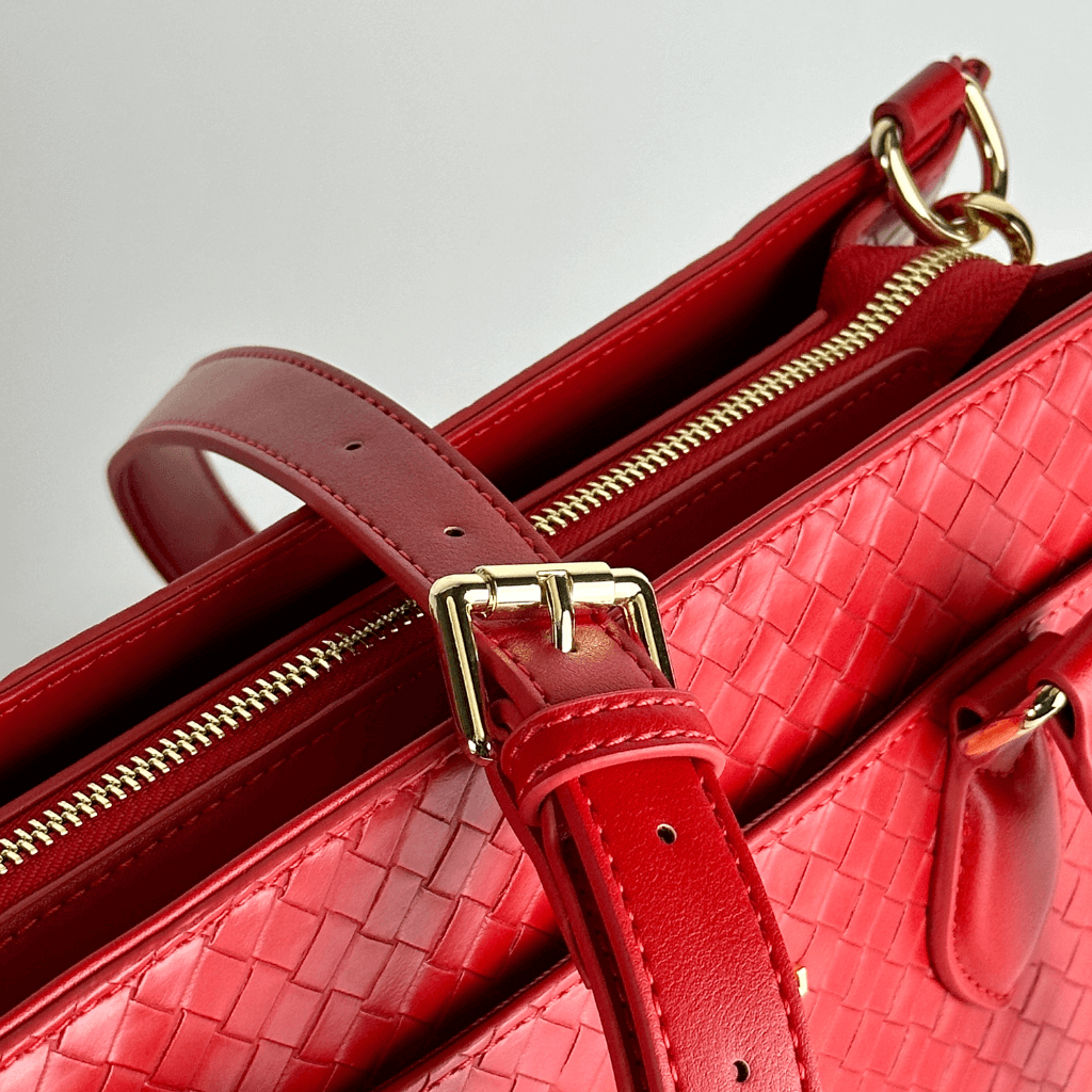 The Montrose Diaper Bag Tote - Cardinal