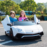 24V Lamborghini Aventador 2 Seater Ride On Car for Kids: Advanced Brushless Motor & Differential for High-Octane Fun