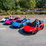 24V Lamborghini Aventador 2 Seater Ride On Car for Kids: Advanced Brushless Motor & Differential for High-Octane Fun