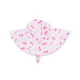 Sweet Bow Cherries - Ruffly Strap Bubble & Sun Hat
