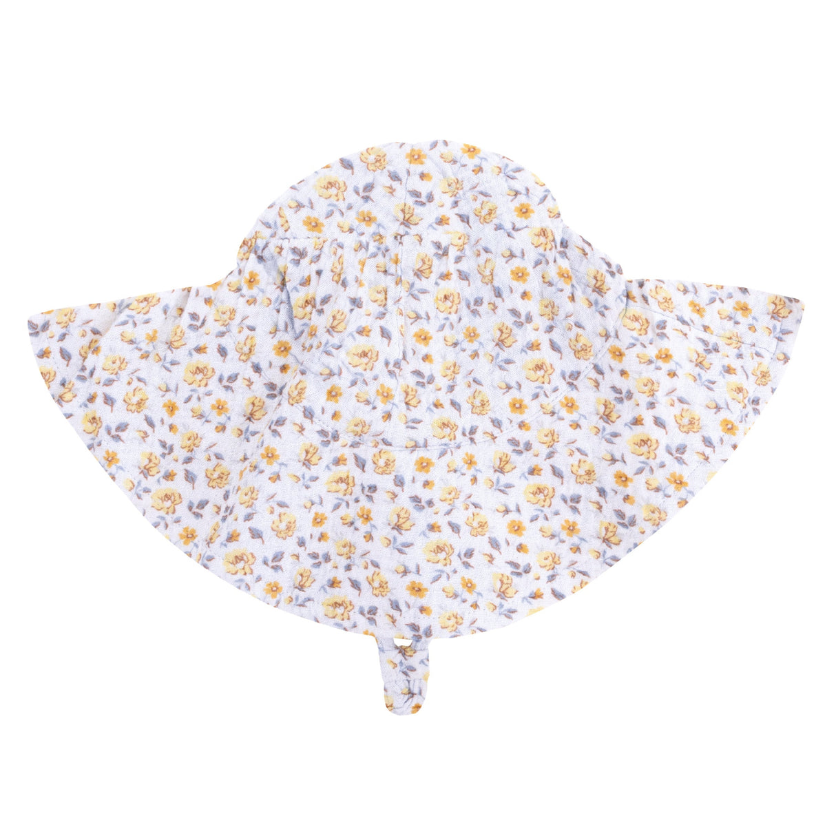 Yellow Country Roses - Wide Brim Sun Hat
