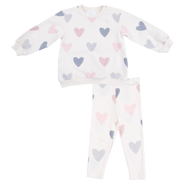 Puffy Long Sleeve Oversized Sweatshirt + Legging - HoneyBug 