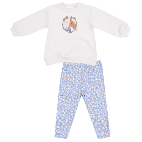 Oversized Puff Sweatshirt and Legging Set - HoneyBug 