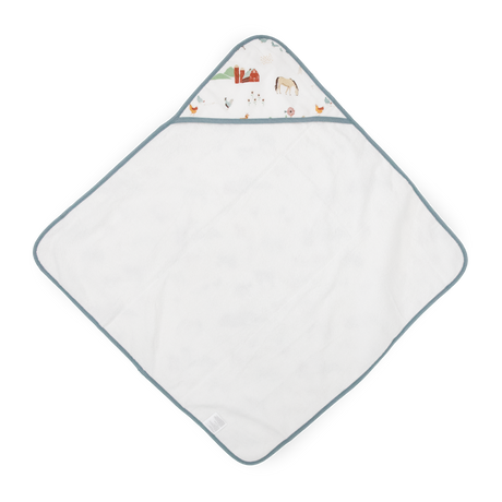 Infant Hooded Towel - Farmyard - HoneyBug 