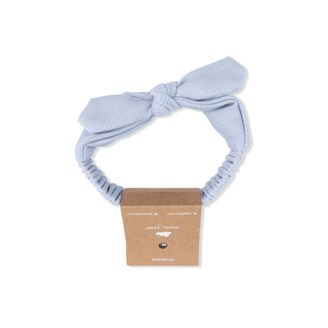 Solid Niagara Mist Rib - Knot Headband