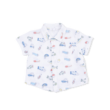 Fishing Lures - Polo Button Up with Casual Short & Bucket Hat