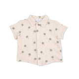 Palm Trees - Polo Button Up with Casual Short