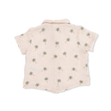 Palm Trees - Polo Button Up with Casual Short