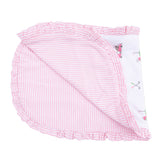 Ruffle Burp Cloth - HoneyBug 