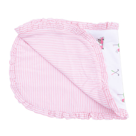 Ruffle Burp Cloth - HoneyBug 