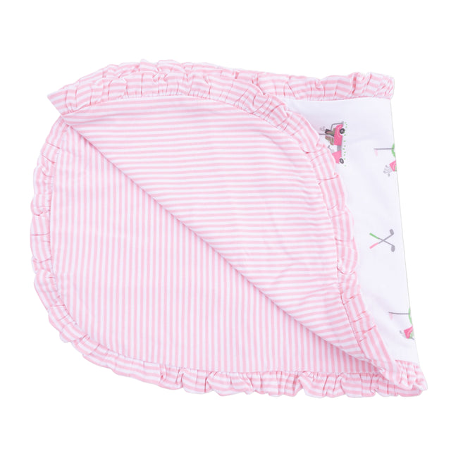 Ruffle Burp Cloth - HoneyBug 