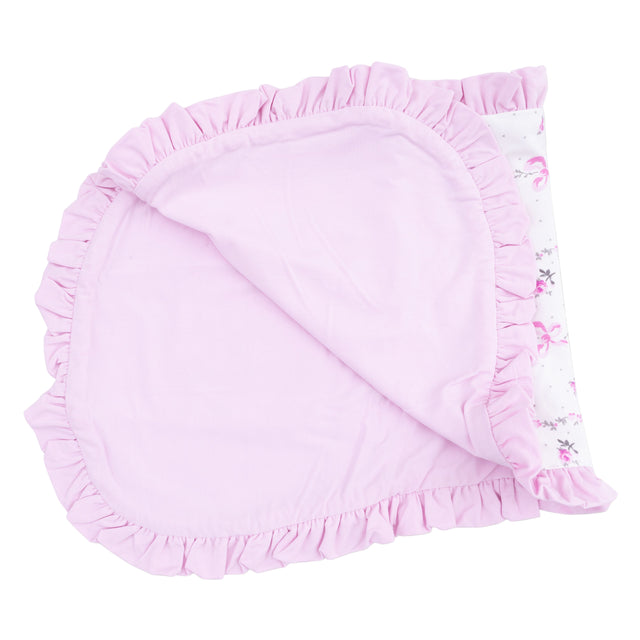 Ruffle Burp Cloth - HoneyBug 