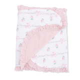 Dainty Buds and Bows - Ruffle Burp Cloth