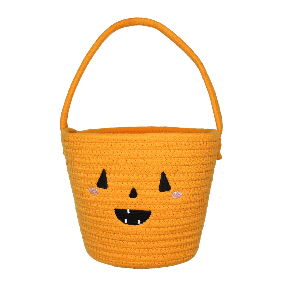 Pumpkin Rope Halloween Basket - HoneyBug 