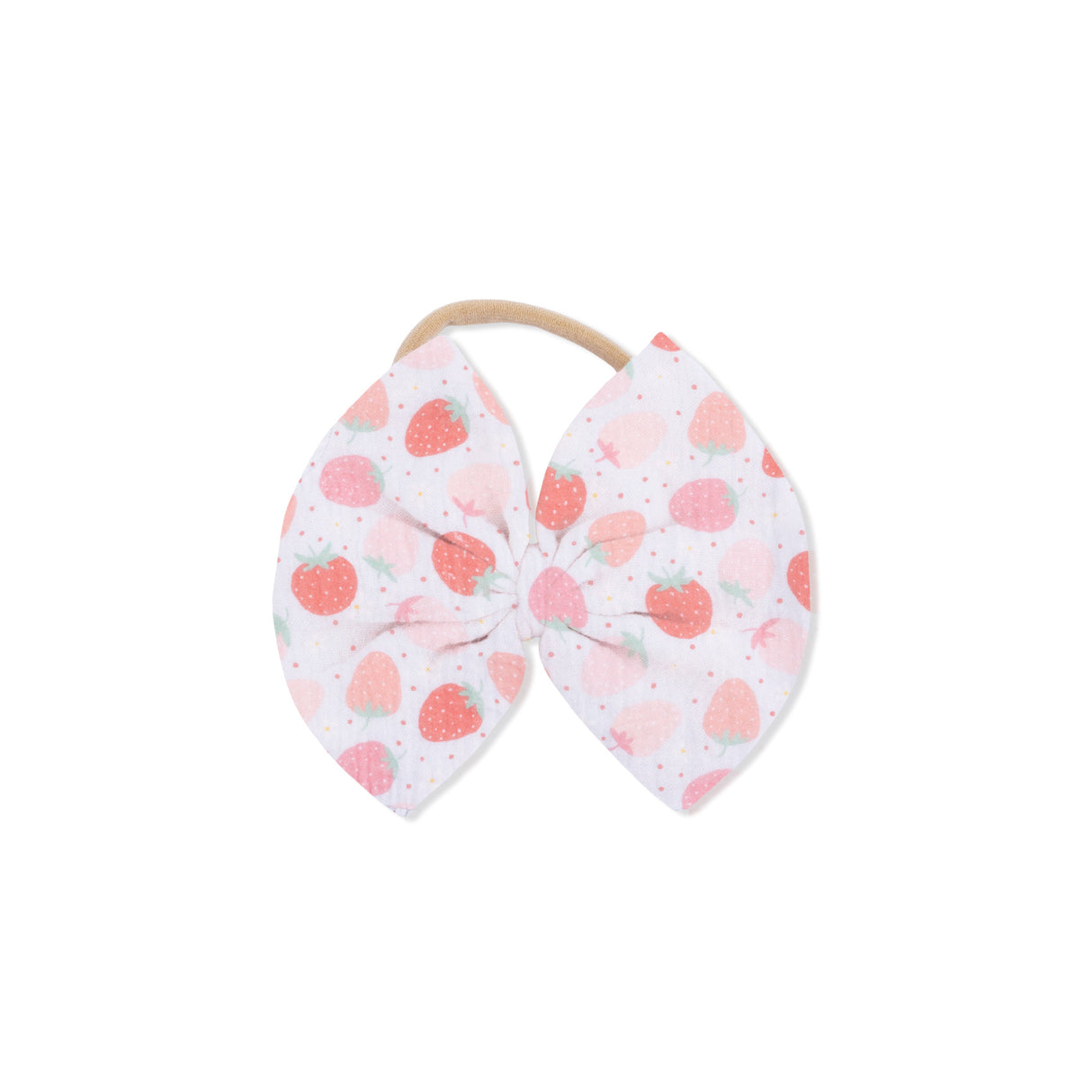 Strawberry Bliss - Jill Dress with Bloomer & Bow on Headband Set