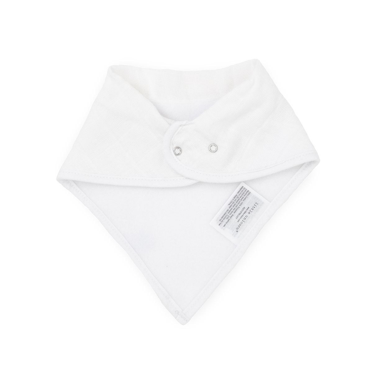 Cotton Muslin + Fleece Bandana Bib 4 Pack - Taupe Cross - HoneyBug 