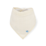 Cotton Muslin + Fleece Bandana Bib 4 Pack - Taupe Cross - HoneyBug 