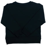 BLACK TERRY DREAM PULLOVER - HoneyBug 