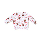 Drop Sleeve Shirt - Touchdown Time Red - HoneyBug 
