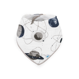 Cotton Muslin + Fleece Bandana Bib 4 Pack - Planetary - HoneyBug 